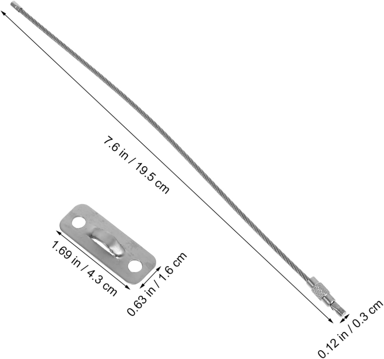 TOYANDONA 6sets -tip Furniture Safety Straps Kit Wall Anchors for Childproofing Cabinets and Dressers Stainless Steel Design for Earthquake Resistance