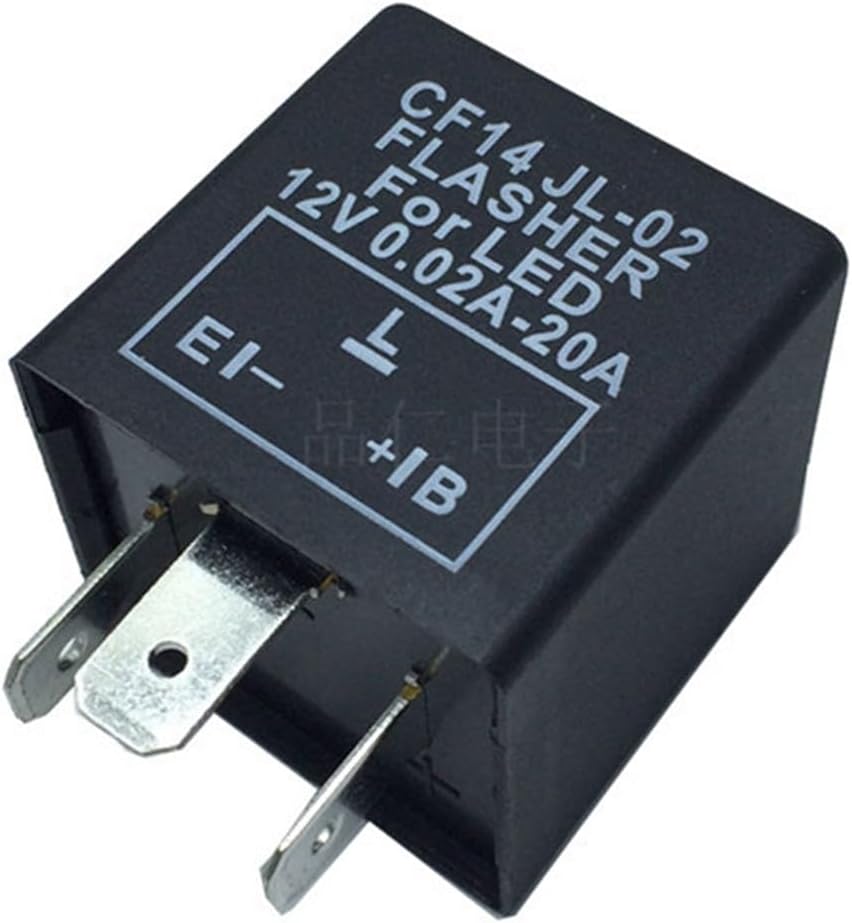 CF14 Short Shell LED Flash Relay car Flasher Three-pin LED12V 0.1-20A Other relays