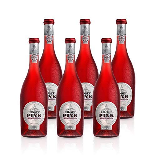 Vino de Oporto Croft Pink - Vino Fortificado - 6 Botellas