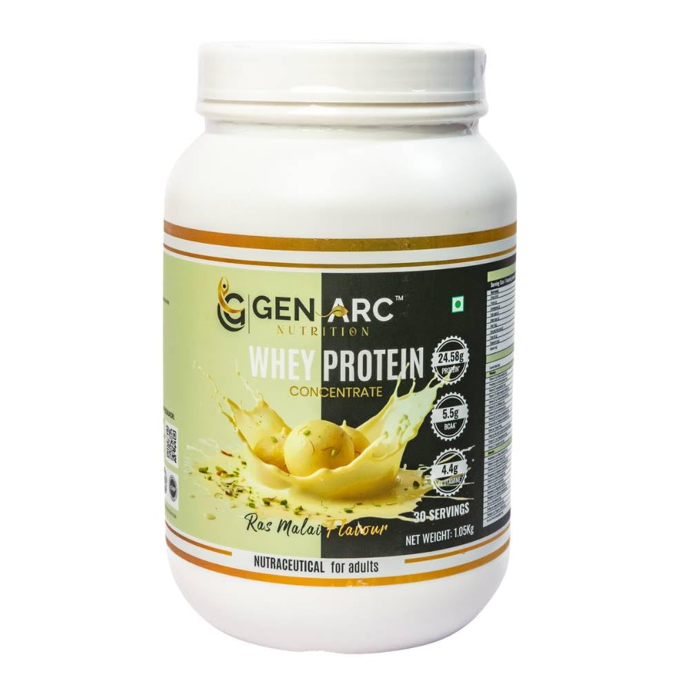 Gen Arc Whey Protein Concentrate Ras Malai Flavour | 24g Protein per Serving | | Muscle Recovery & Strength Support | 1kg-image-49