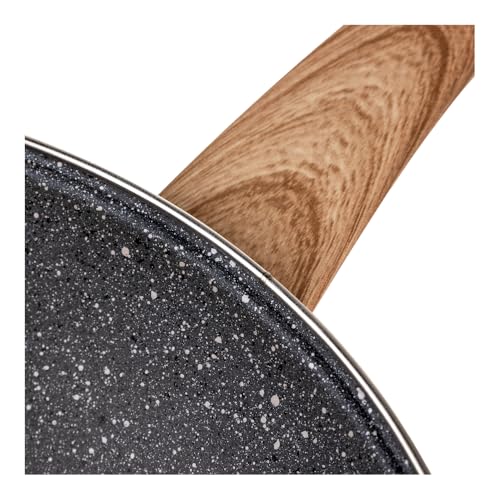 Wok Vasconia Prime 11in con Mango de Madera miniatura 3