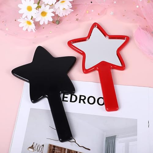 Rich Boxer 10 Pcs Handle Mirrors Handheld Mirrors Star Hand Mirrors With Handle Small Mirror Haircut Mirror Hand Held Mirrors With Handle For Trip Home Use #TOP5