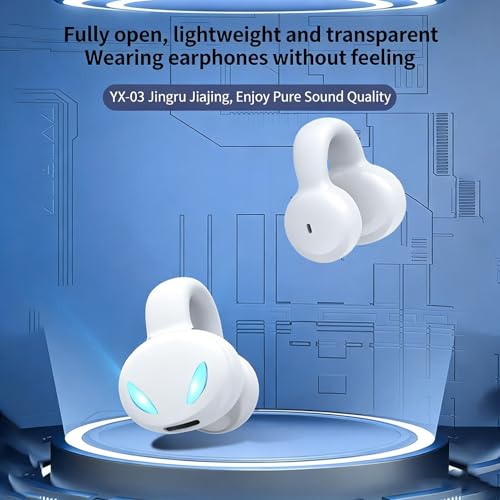 Auricular Bluetooth 5.3 Clip On cómodo In Ear blanco miniatura 6