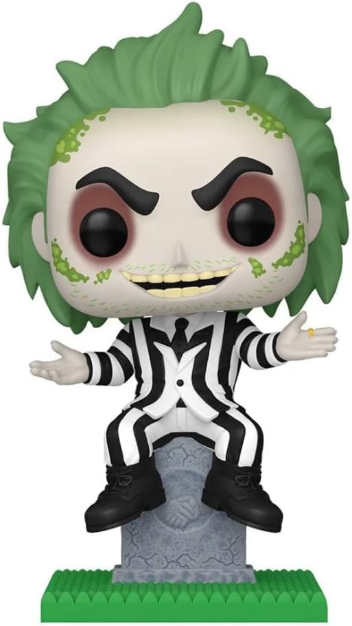 Funko Pop Glows in The Dark Special Edition Beetlejuice on Tombstone Vinyl Figure