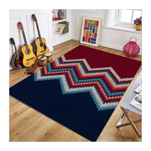 Tapis en carpe facile à nettoyer fini la poussière au salon