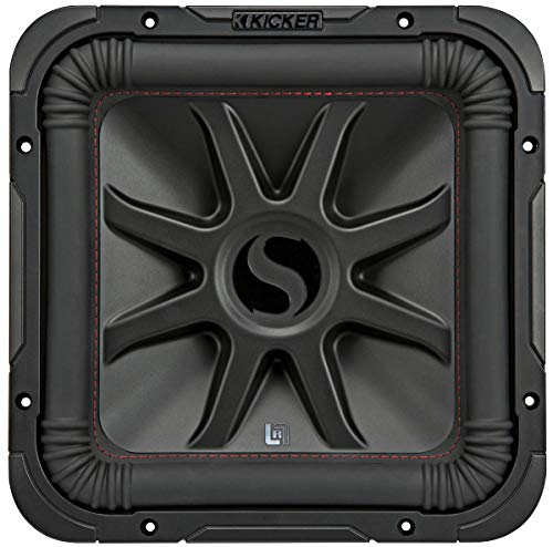 Kicker 44L7S122 Car Audio Solo-Baric 12 Square L7 Dual 2 Ohm Subwoofer