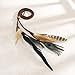 Simsly Diadema bohemia con plumas de pavo real hippie india de los...