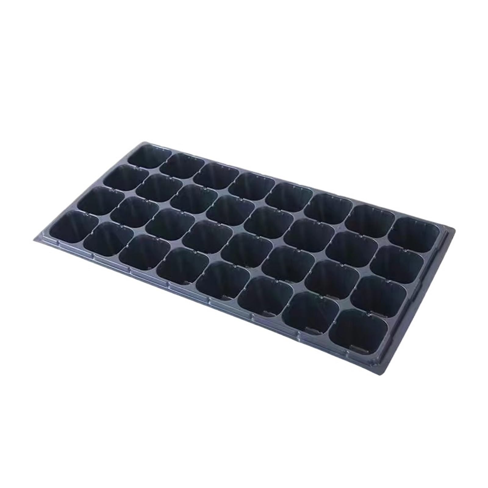 MFWHEFJ Seed Tray 10Pcs Seedling Trays Plastic Gardening Germination Black Container Garden Supplies For Vegetable Flower(Color 2)