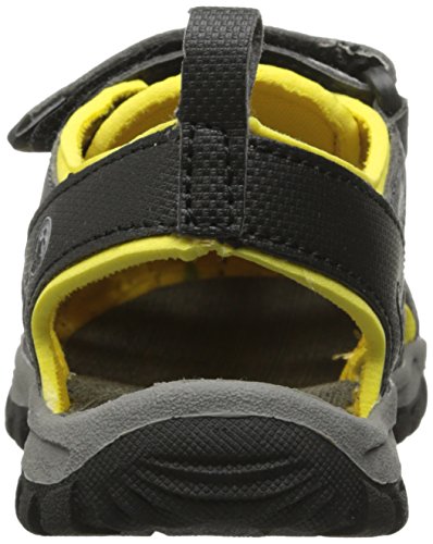 Northside Boulder Fisherman Sandal, Black/Yellow, 7 M Us Toddler #TOP2