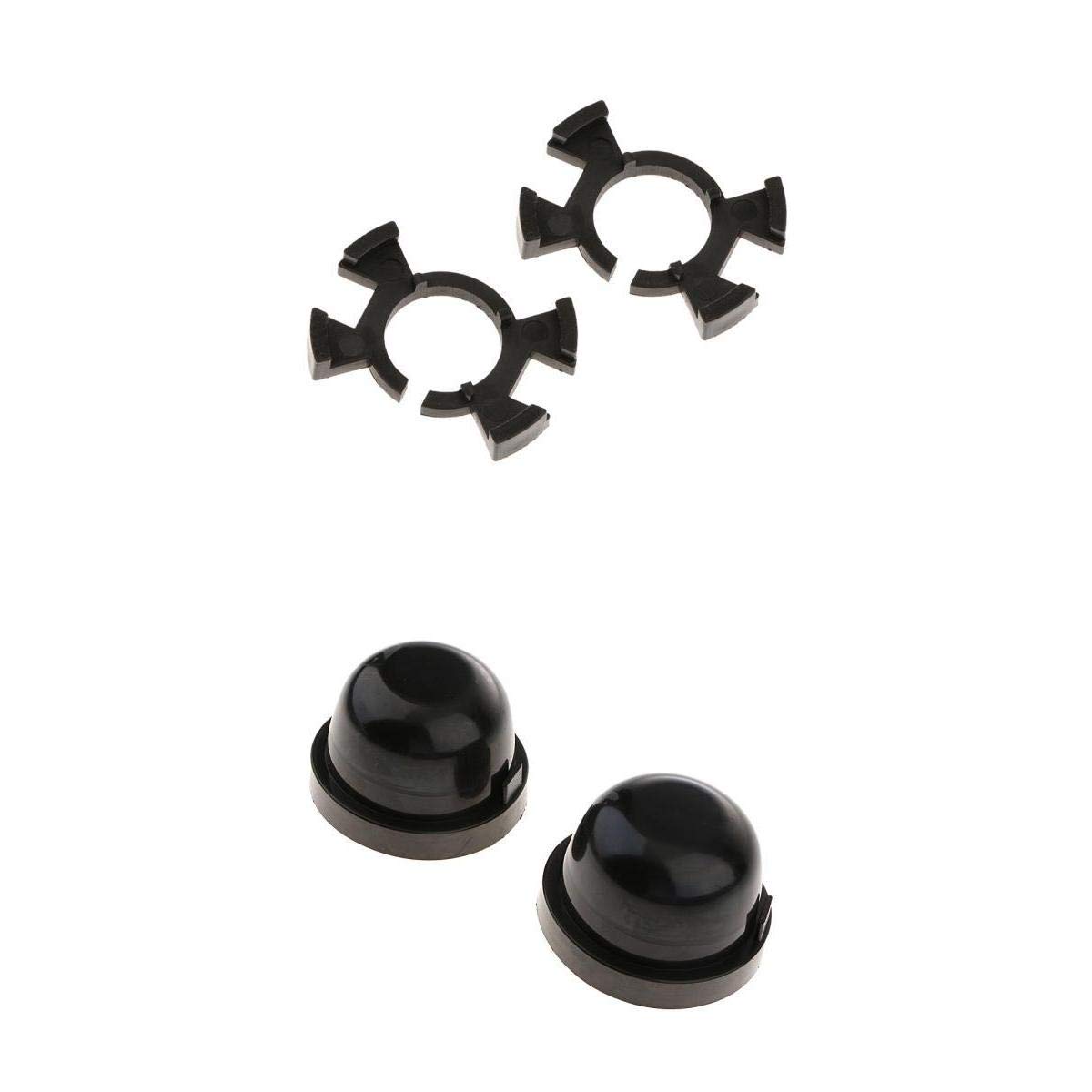 Club Bollywood®4 Pieces Headlight Bulb Adapter Holder and Dustproof Cap|Parts & Accessories|Car & Truck Parts|Lighting & Lamps|Light Bulbs|Led Lights-image-0