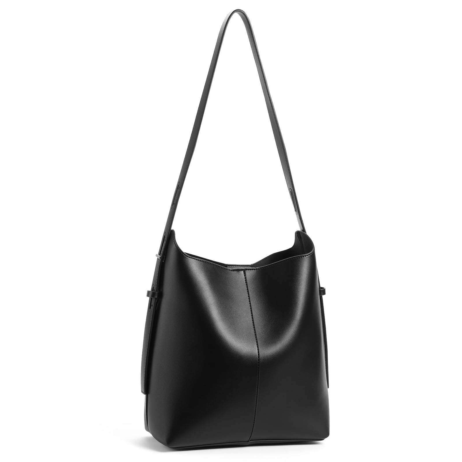 SENDEFN Bucket Bags for Women Leather Shoulder Bag Womens Bags，Stylish and Durable Handbags for Women