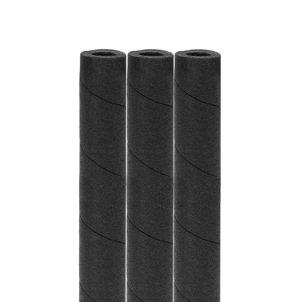 Photo 1 of 3 Pack  Insulation Foam Tube - 15.8 Inches Black Pipe Covers - Multi-Purpose Soft Foam Tubing for Outdoor Indoor Swimming Pool Handle Water Pipes