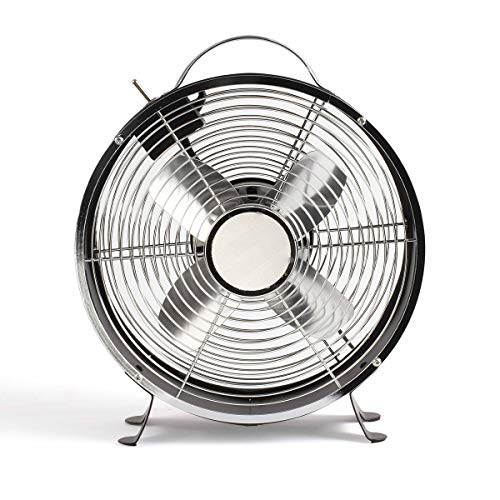 LIVOO Feel good moments - Ventilateur de table vintage DOM348 Gris