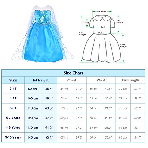 image for Party Chili Princess Dress Up Costumes for Little Girls Birthday Party