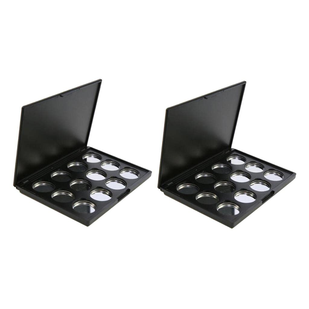 The Style Sutra 12 Slots Empty Magnetic Palette for Eyeshadow Powder Makeup Case w/Pans 2x|Health & Beauty | Makeup | Makeup Tools & Accessories-image-24