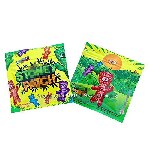 Stoney Patch Candy Bag Mylar resellable 5 g Embalaje Only Bag No Any Food (Original, 50 piezas)