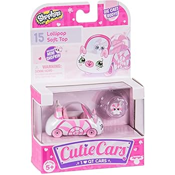 Shopkins Cutie Cars #15 Lollipop Soft Top wit | Shopkin.Toys - Image 6