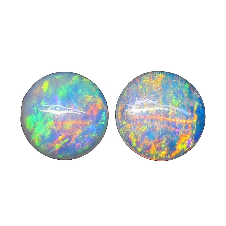 Opale australienne 4 mm : Un trésor naturel multicolore à offrir ou à monter