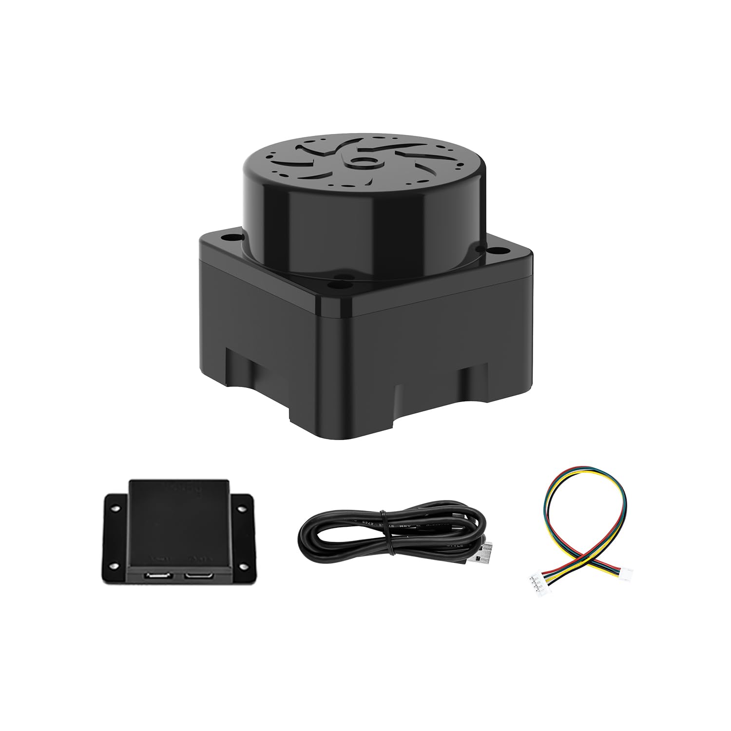 Yahboom YDLIDAR Tmini Plus TOF Ranging Ridar 360°Scanning Sampling Rate 4000/s 360°Omnidirectional Scanning 12Hz Sampling Frequency Adjustable Scanning Frequency (Tmini Plus-12M)