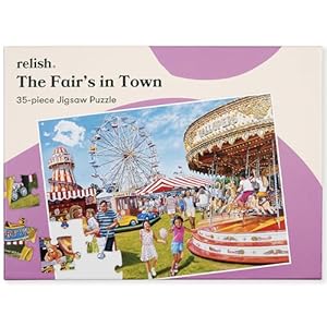 Relish Dementiepuzzels voor volwassenen, 35-delige The Fair’s in Town legpuzzel, Alzheimerís producten en activiteiten
