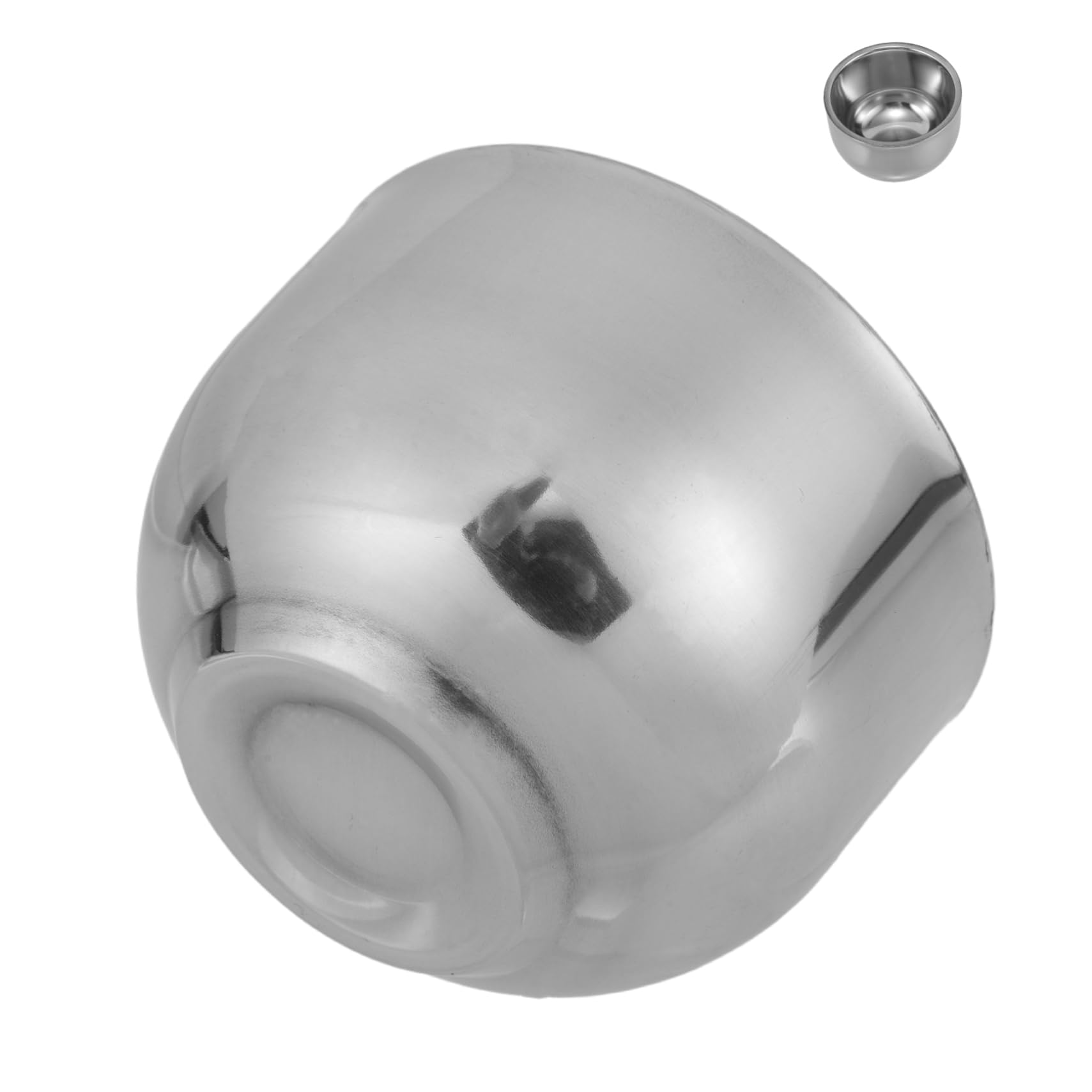 Ipetboom Shaving Soap Bowl Mug Stainless Steel Shaving Cup Shave Soap Foaming Cup for Travel