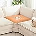 ROWHY 113'' Modular Sectional Cloud Couch, 5 Seater Corner Sofa Big Comfy Corduroy Oversized L Shaped Couch with 2 Pillows, Chaise, Ottoman, Deep Seat Sectional Couches for Living Room Office, Beige