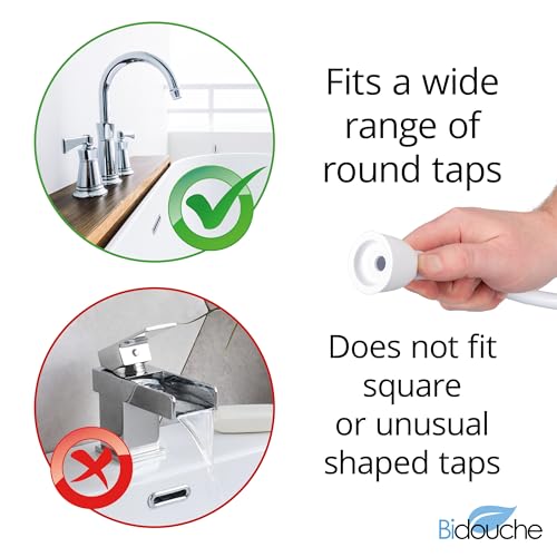 Image of Faucet /Tap & Shower Anal Douche Enema Kit. Attaches to Tap /Bathtub /Shower. Unisex Faucet Enema with Three Nozzles for Douching. 1.2M & 1.7M Hose for Easy Use (1.7)