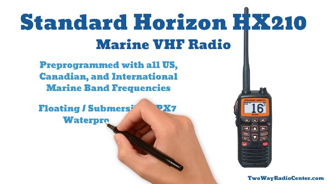 Amazon.com: Standard Horizon HX210 6W Floating Handheld Marine VHF