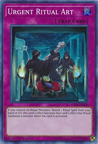 Yu-Gi-Oh! - Arte Ritual Urgente - SHVA-EN060 - Súper Raro - 1ª Edición - Sombras en Valhalla