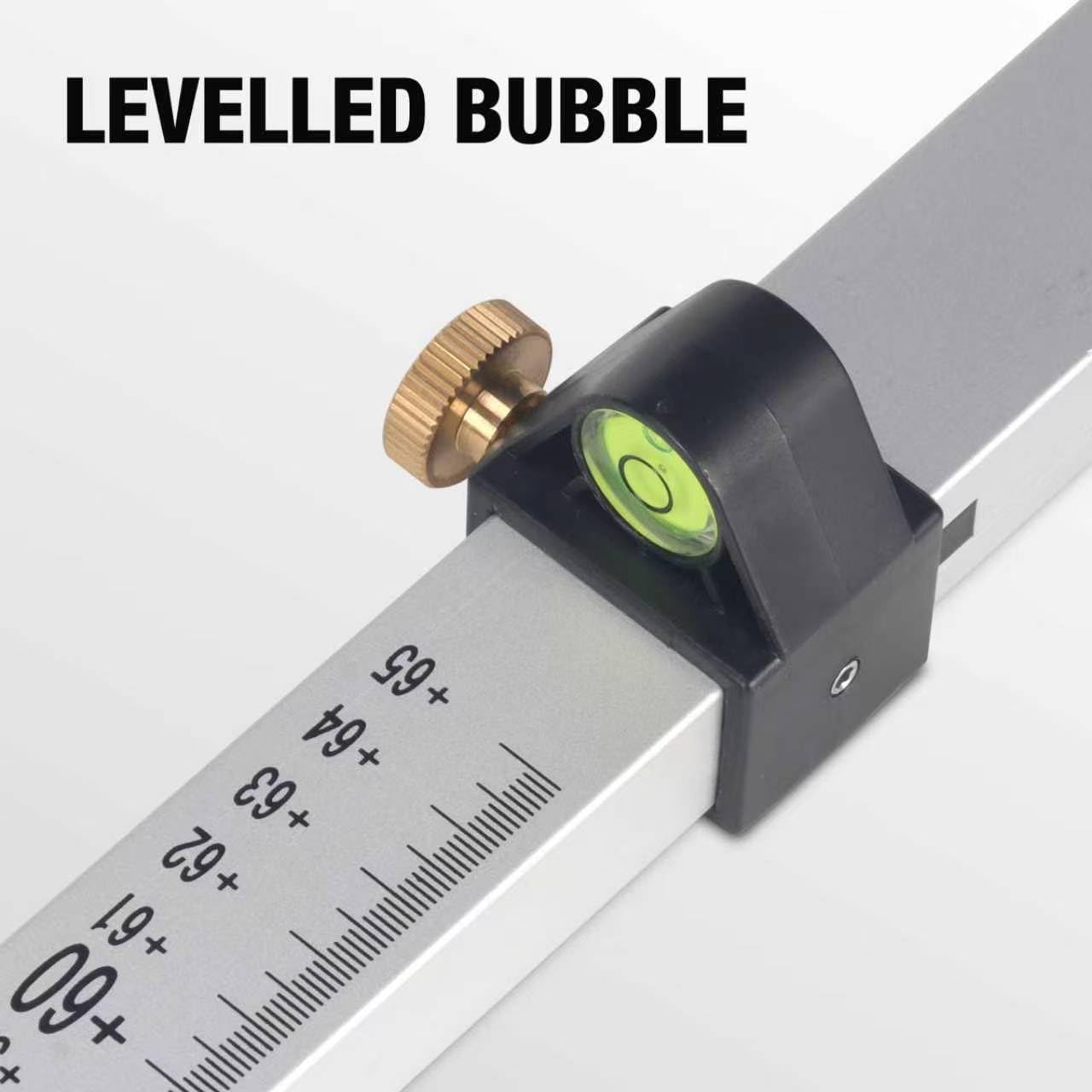 Laser Grade Rod, Livello Laser Suit per Rotary Laser Livello Grado Rod Con Quick Lock Alluminio Rod to Measure