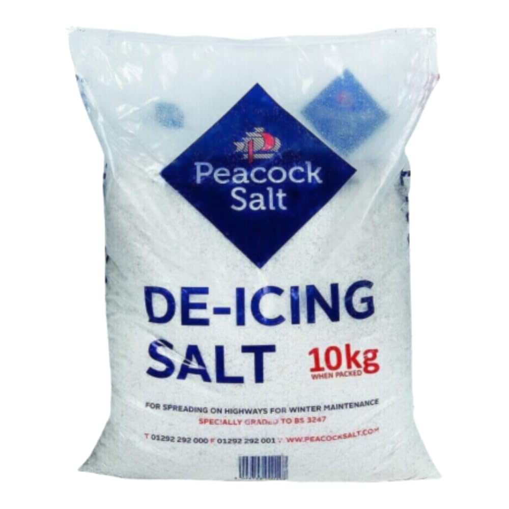 Buy 20KG White DeIcing Rock Salt/Grit for Effective Ice and Snow(01)