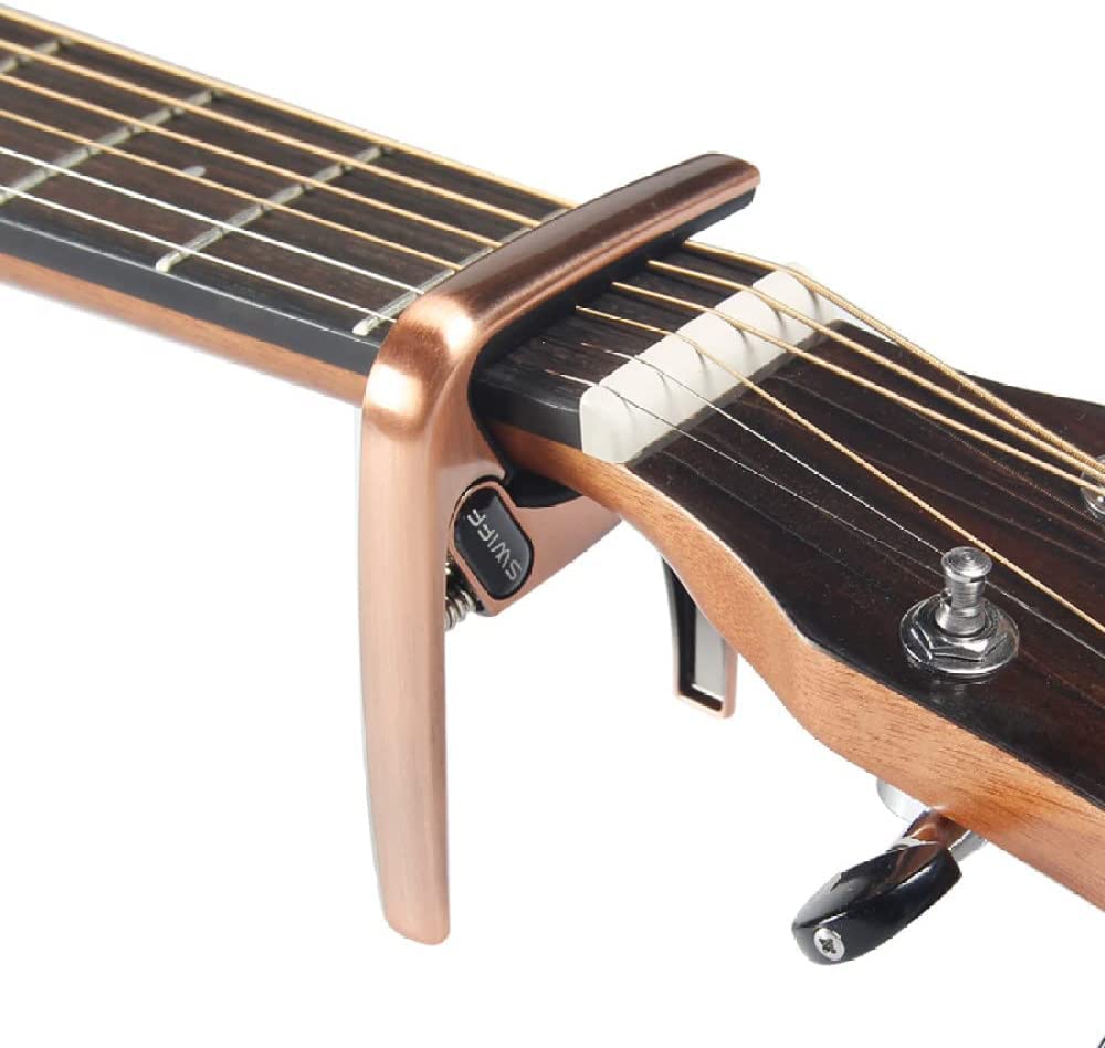 Certificazione di sicurezza Certificazione di sicurezza Capo for ukulele professionale Capotasto for chitarra in metallo, Capotasto for chitarra classica elettrica acustica Accessori for chitarra,Marr