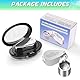 JUOIFIP Juwelier Lupe 40X mit Licht, Tasche Metall Faltlupe Edelsteinelupe mit LED/UV Licht Juwelierlupe Vergrößerungsglas für Enge Arbeit, Schmuck, Münzen,Rocks, Münzen, Briefmarken