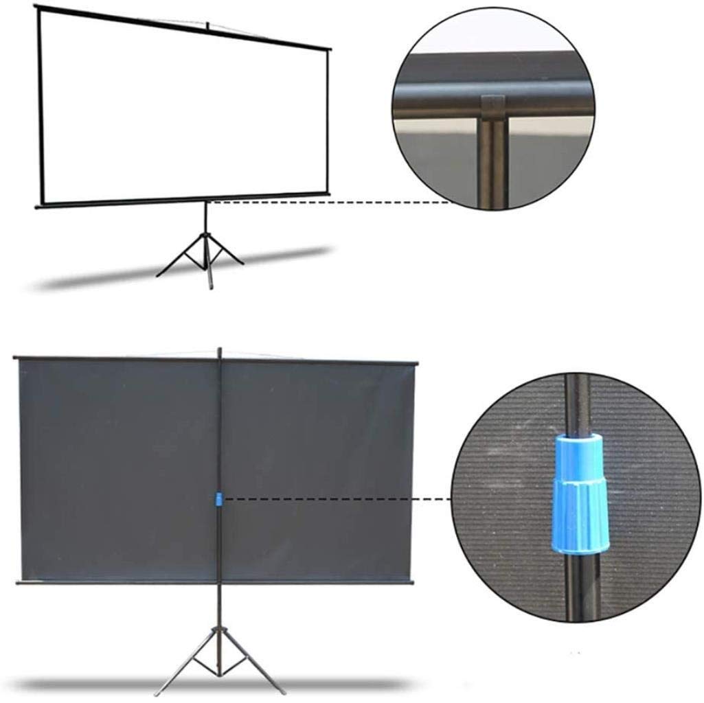 Schermo mobile HD for interni ed esterni da 60/72/84/100 pollici dal pavimento al soffitto senza perforazione(72inch)