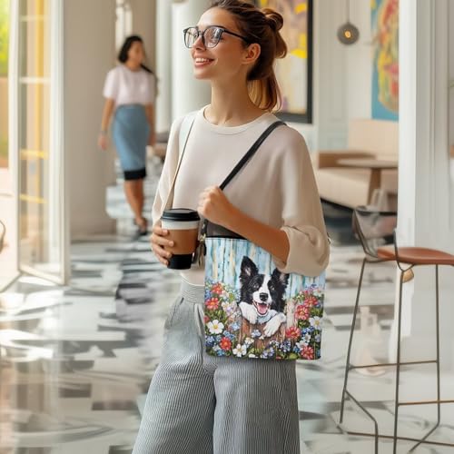Image of HUGS IDEA Boho Bags for Women Leather Handbag Shoulder Bucket Crossbody Purse