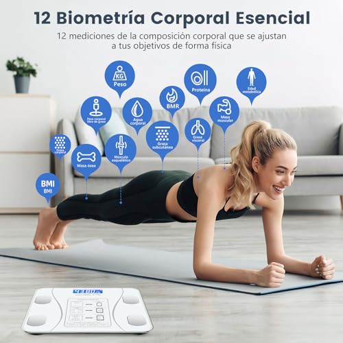 Listado y reviews de Básculas Bluetooth compatibles disponible en línea. 8 Imagen adicional