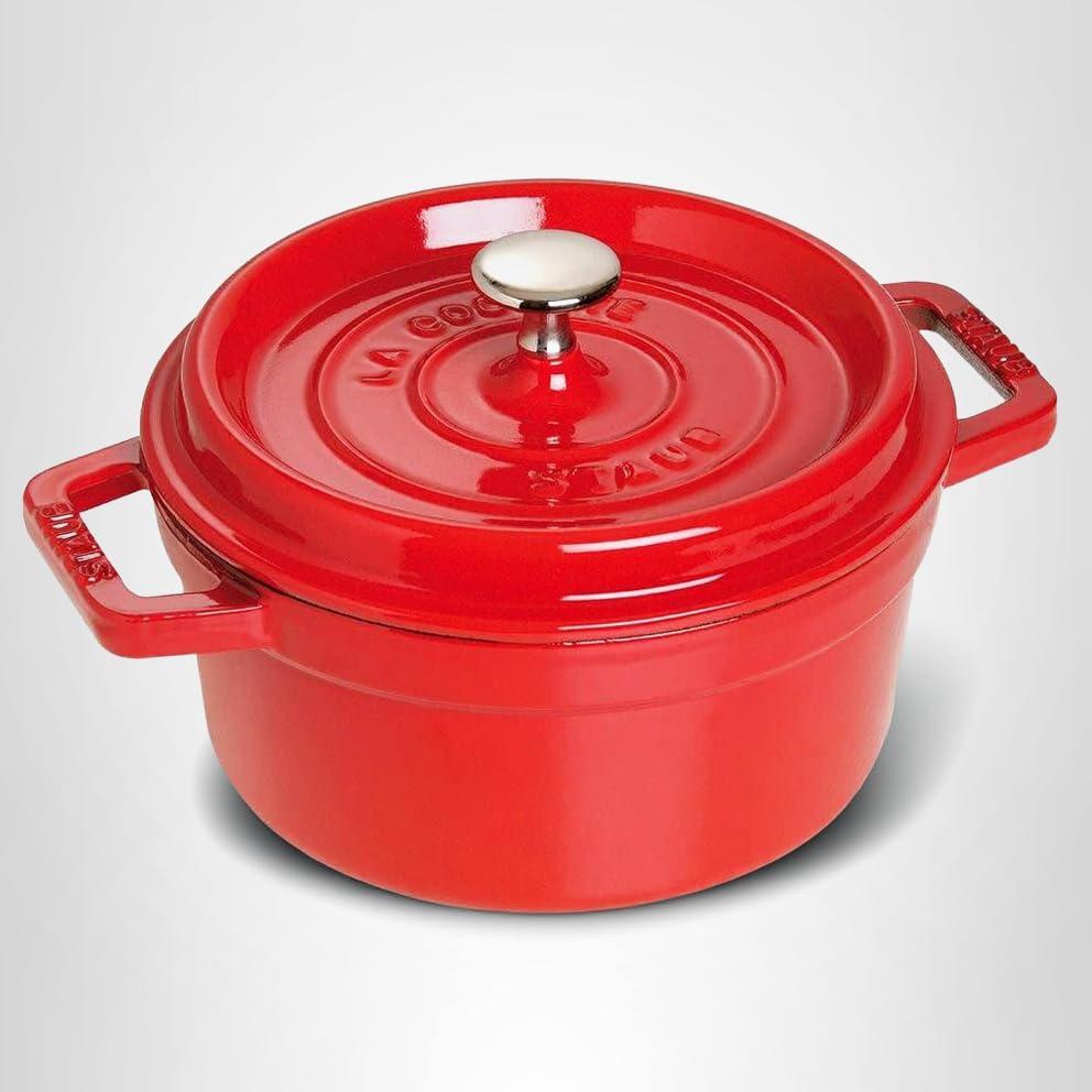 Amazon.com: Staub Z1033-396 La Cocotte Round Cherry 10.2 inches