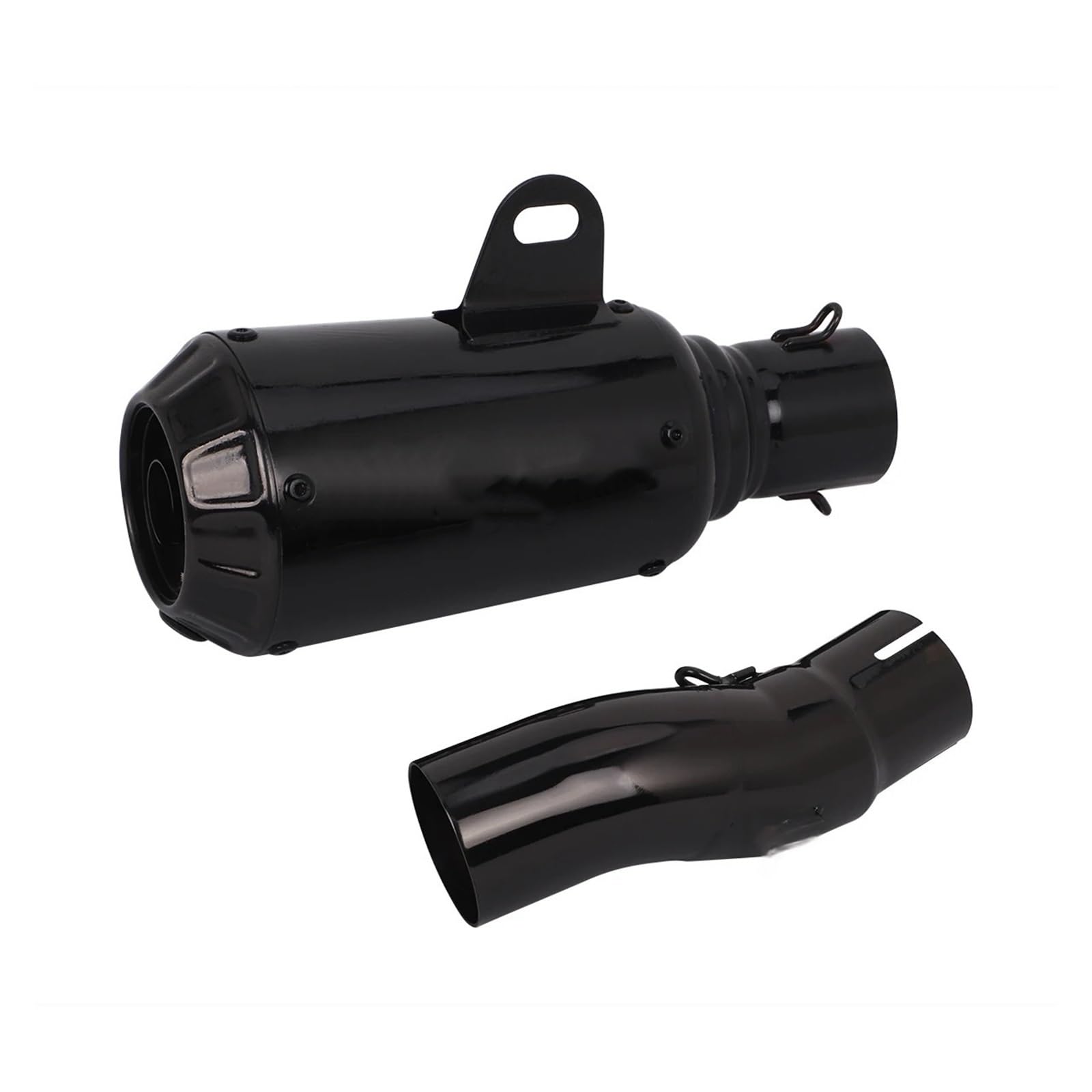 rura wydechowa motocyklowy wydech Slip On Pasuje Do Cfmoto 450SR 450NK 450SS Motocykl Układ Wydechowy Zmodyfikuj Łącznik Tłumika Środkowa Rura Błyszcząca(E)