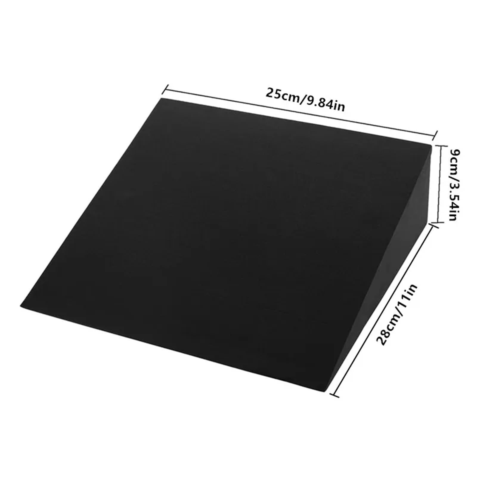Blocchi yoga 1/2Pcs Grande Yoga Schiuma Cuneo Schede Inclinate EVA Stretch Blocco Vitello Extender Piede Barella for I Piedi Accessori for Il Fitness