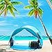 WolfWise UPF 50+ Easy Pop Up 3 Person Beach Tent Sport Umbrella Instant Sun Shelter Tent Sun Shade Canopy