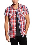 Superdry Hemd rot/blau/weiß S