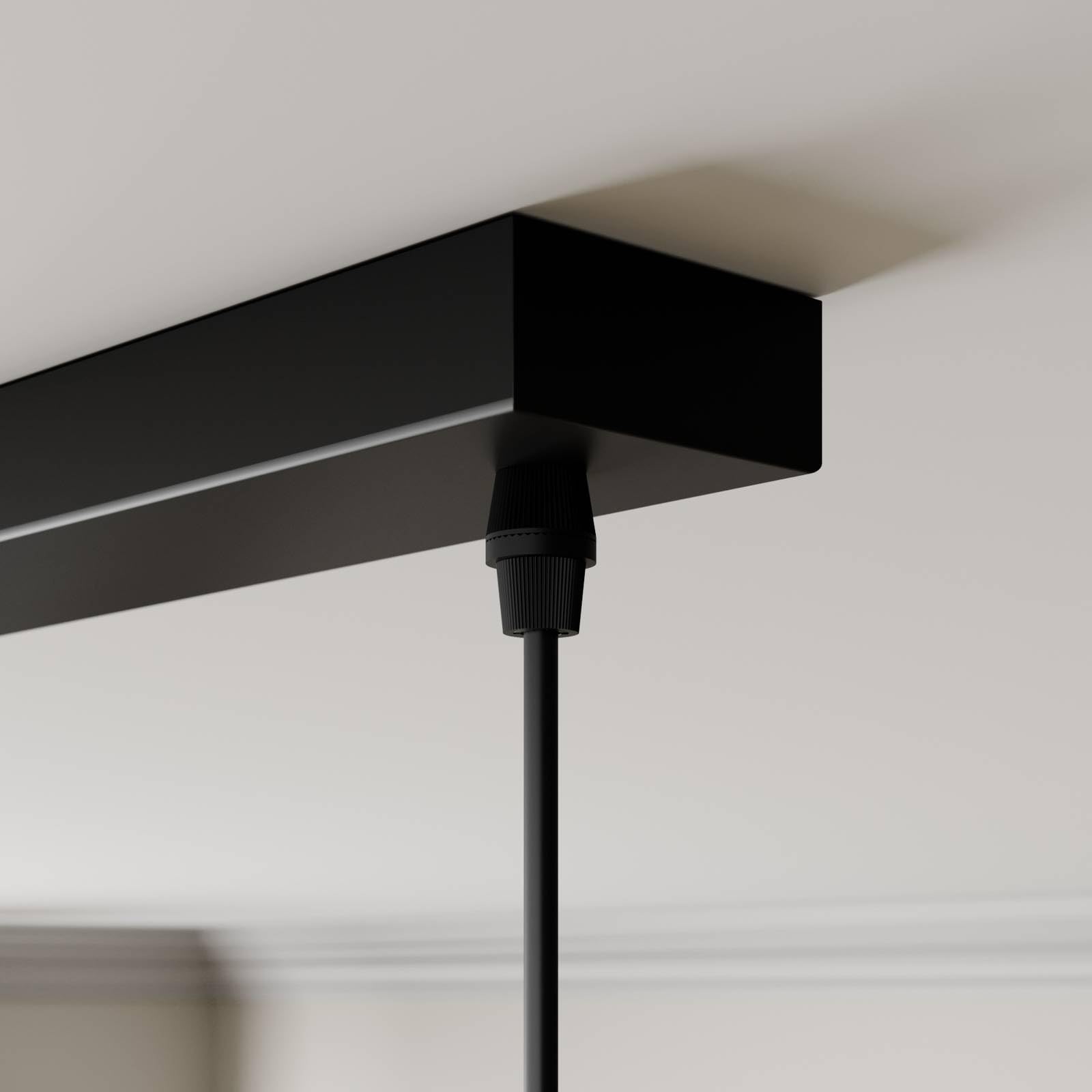 Lindby Lámpara colgante Arina (Moderno) en Negro hecho de Metal e.o. para Salón & Comedor (5 llamas, E14) lámpara techo