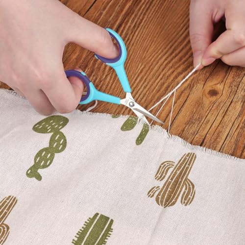 Image of HASTHIP 4 Pcs Sewing Scissors for Cloth Cutting Tailoring Scissors Bundle with Comfortable Handle Stainless Steel Sewing Scissors Set for Sewing, Tailoring, Quilting