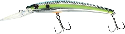 Miniatura 8 de Bill Lewis Pesca Lipless Realista Trolling Preciso Walleye Crankbait con dos grandes Mustad Triple Grips