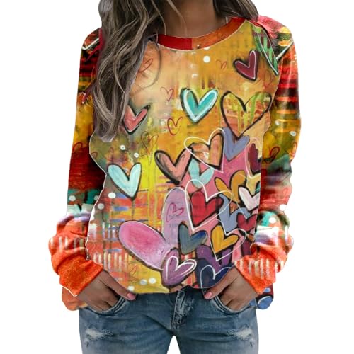 Generisch Sudadera con capucha para mujer, estilo informal, con texto en inglés, amarillo, S