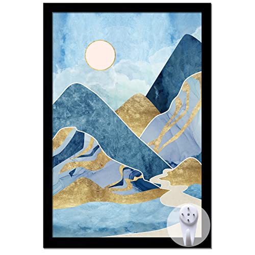 keibiubu Black Picture Frame 8x12 Picture Frame for Photo Poster Canvas Certificate Document Display Horizontally or Vertically High Transparent Wall Gallery(Size 8 x 12 inches)