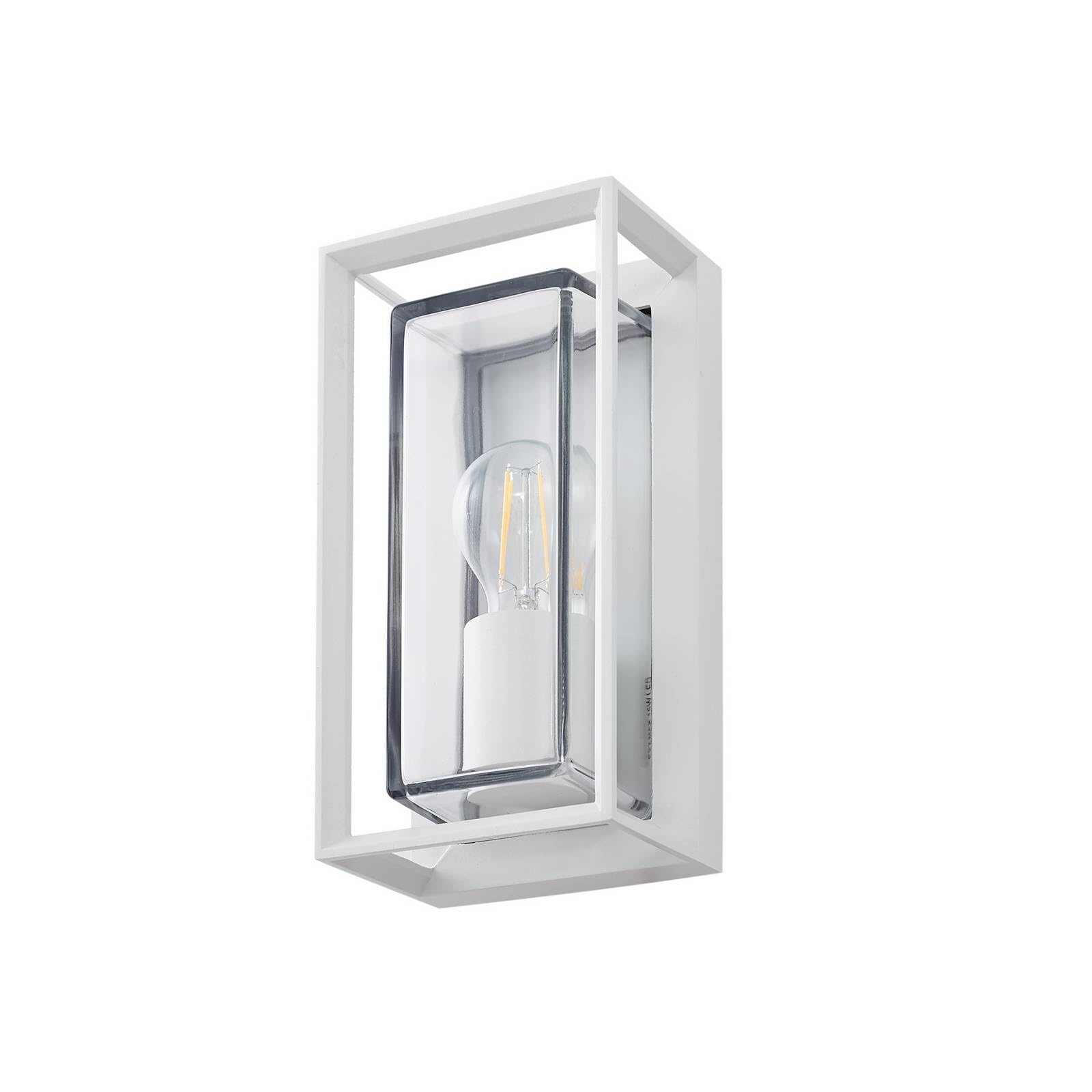 Arcchio Outdoor Wall Light Ismera dimmable (Modern) in White Made of Aluminium (1 Light Source, E27) from wall lamp for Exterior/Interior Walls House Terrace und Balcony — image 1