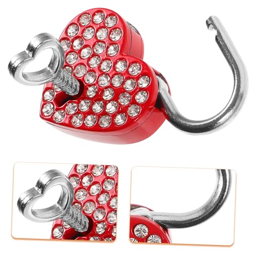 Canight Herzschloss 2er Set Gepäckschloss