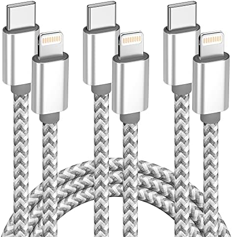 USB C to Lightning Cable 3Pack...