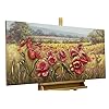 KunstLoft® Metalen schilderij ‘Blooming Meadows’ 120x60x5,5cm handgemaakte wanddecoratie